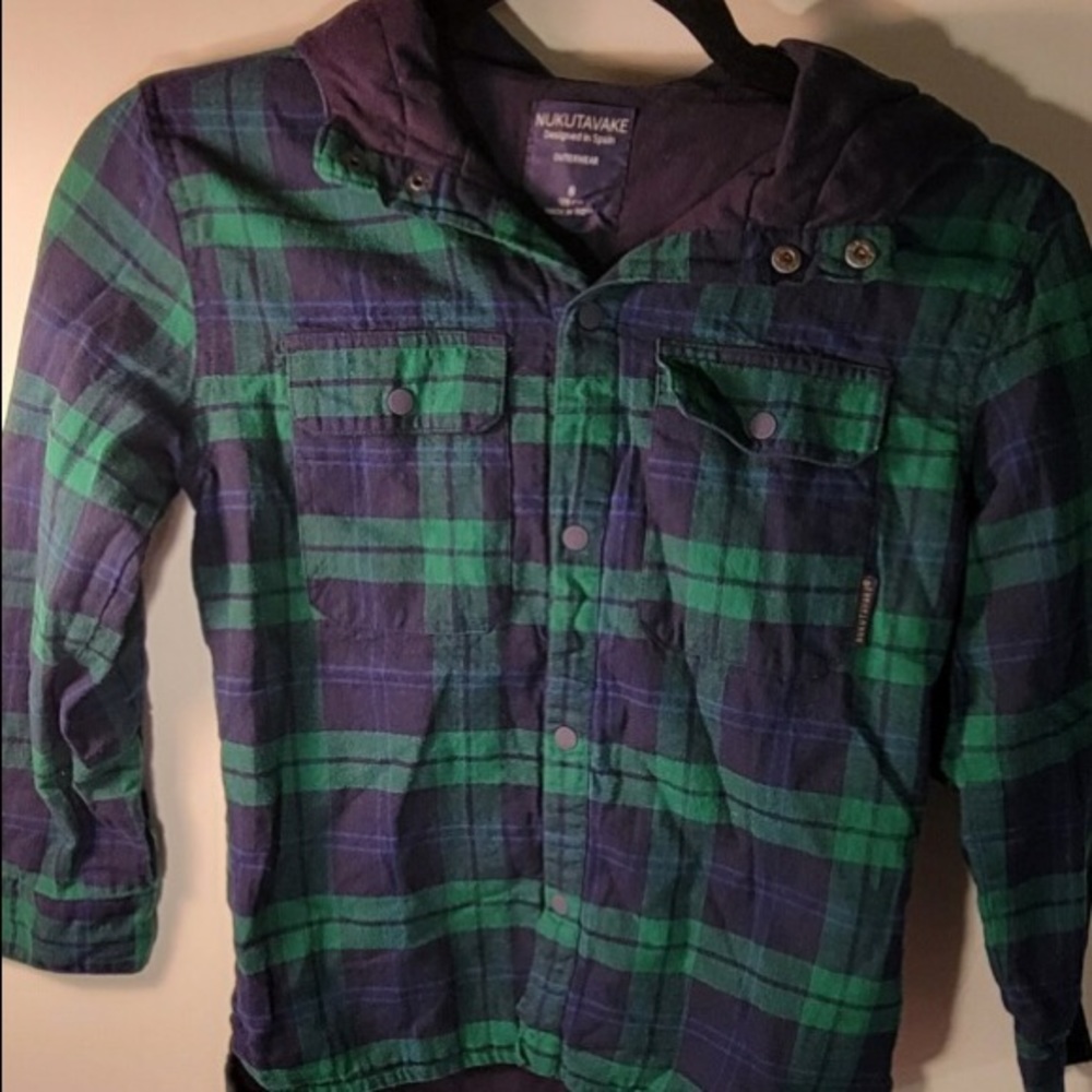 Nukutavake boys flannel jacket